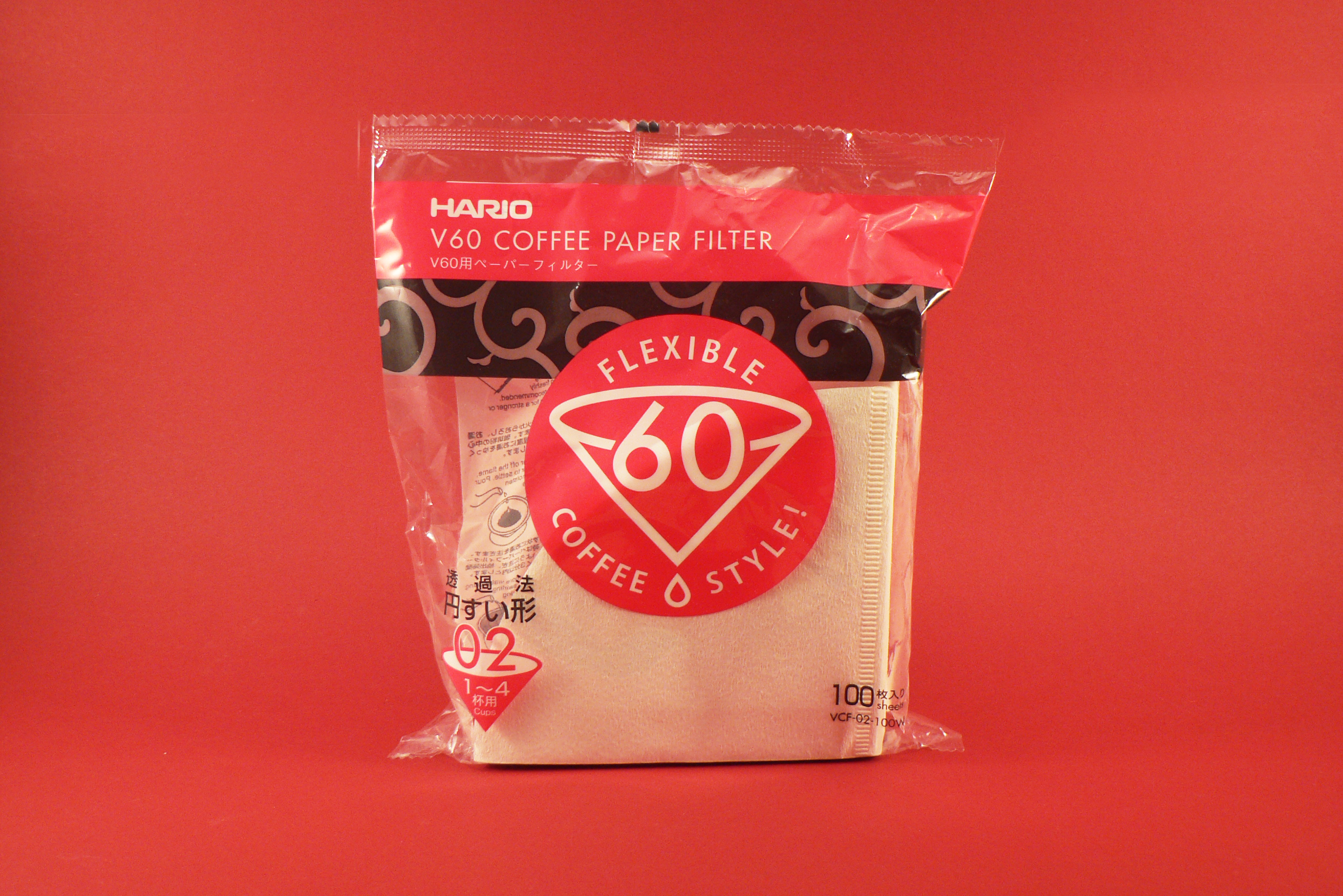 Papírové filtry pro drippery Hario V60-02 - 100ks