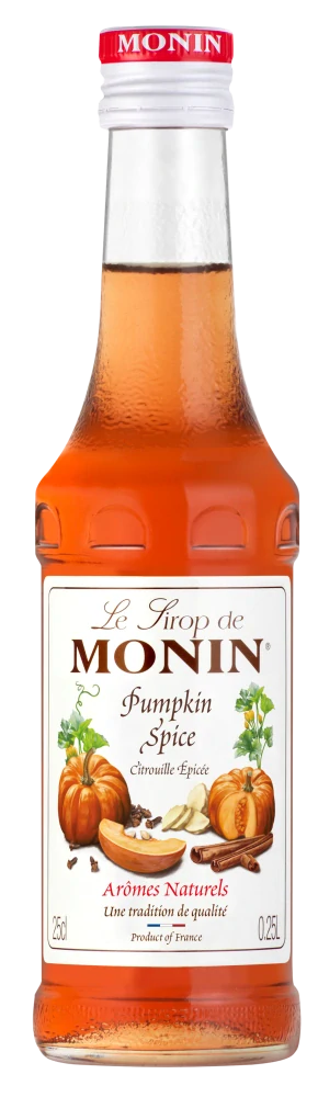 Monin sirup - Dýně kořeněná/Pumpkin Spice 0,25 litru