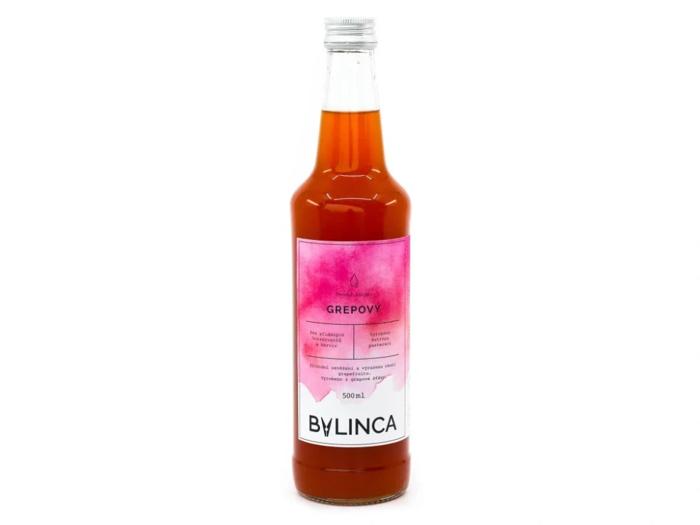 Ovocný sirup: Grepový 500ml