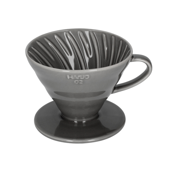 Hario dripper V60-02 keramický (VDC-02-GR-UEX) - šedý