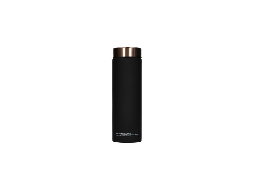 Asobu Le Baton 500 ml černá/stříbrná