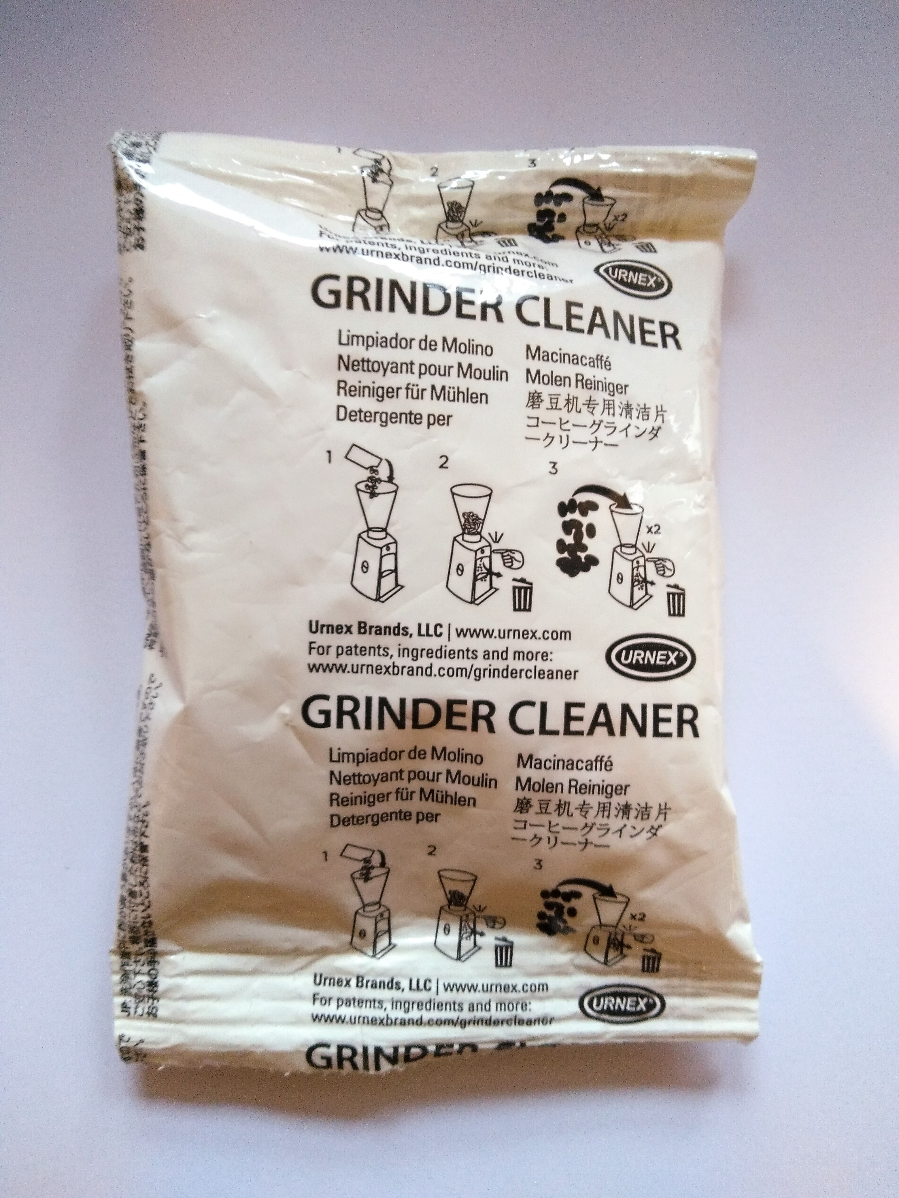 Urnex Grindz 35g - Čisticí granule pro kávomlýnky