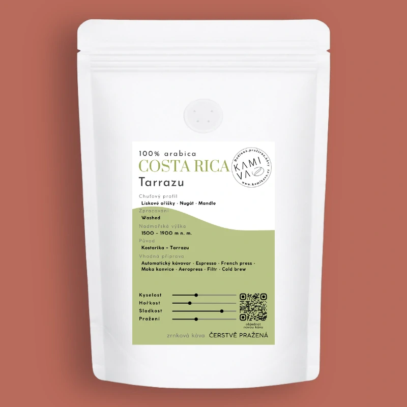 Costa Rica Tarrazu 250g (100g, 500g, 1000g, dóza 300g)