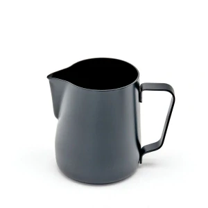 Rhinowares Stealth teflonová konvička na mléko 360 ml - černá