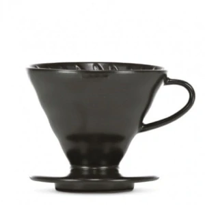 Hario dripper V60-02 keramický (VDC-02-MB-BB) - matná černá