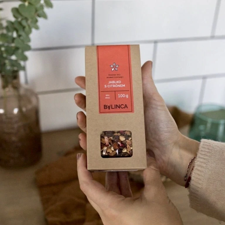Ovocný čaj aromatizovaný: Jablko s citrónem 100g