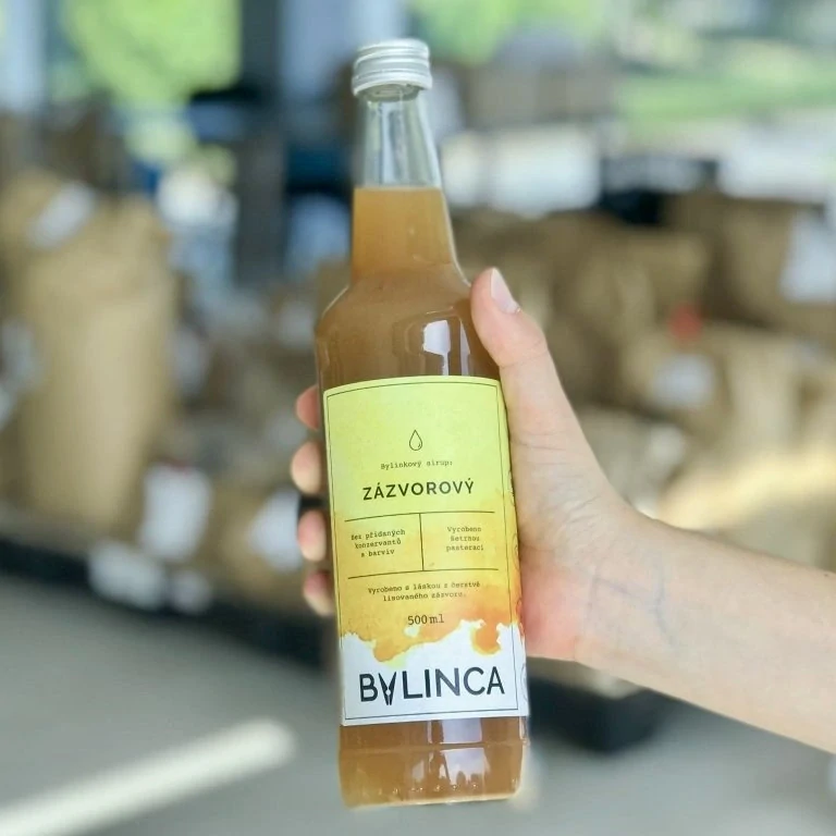 Bylinkový sirup: Zázvorový 500ml