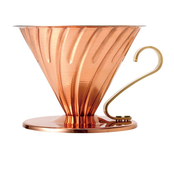 Hario dripper V60-02, VDPC-02, měděný