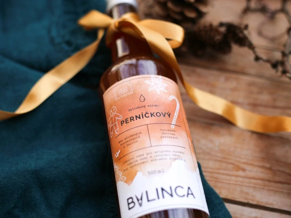 Bylinkový sirup: Perníčkový 500ml